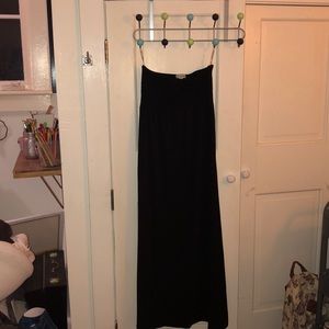 Black maxi dress